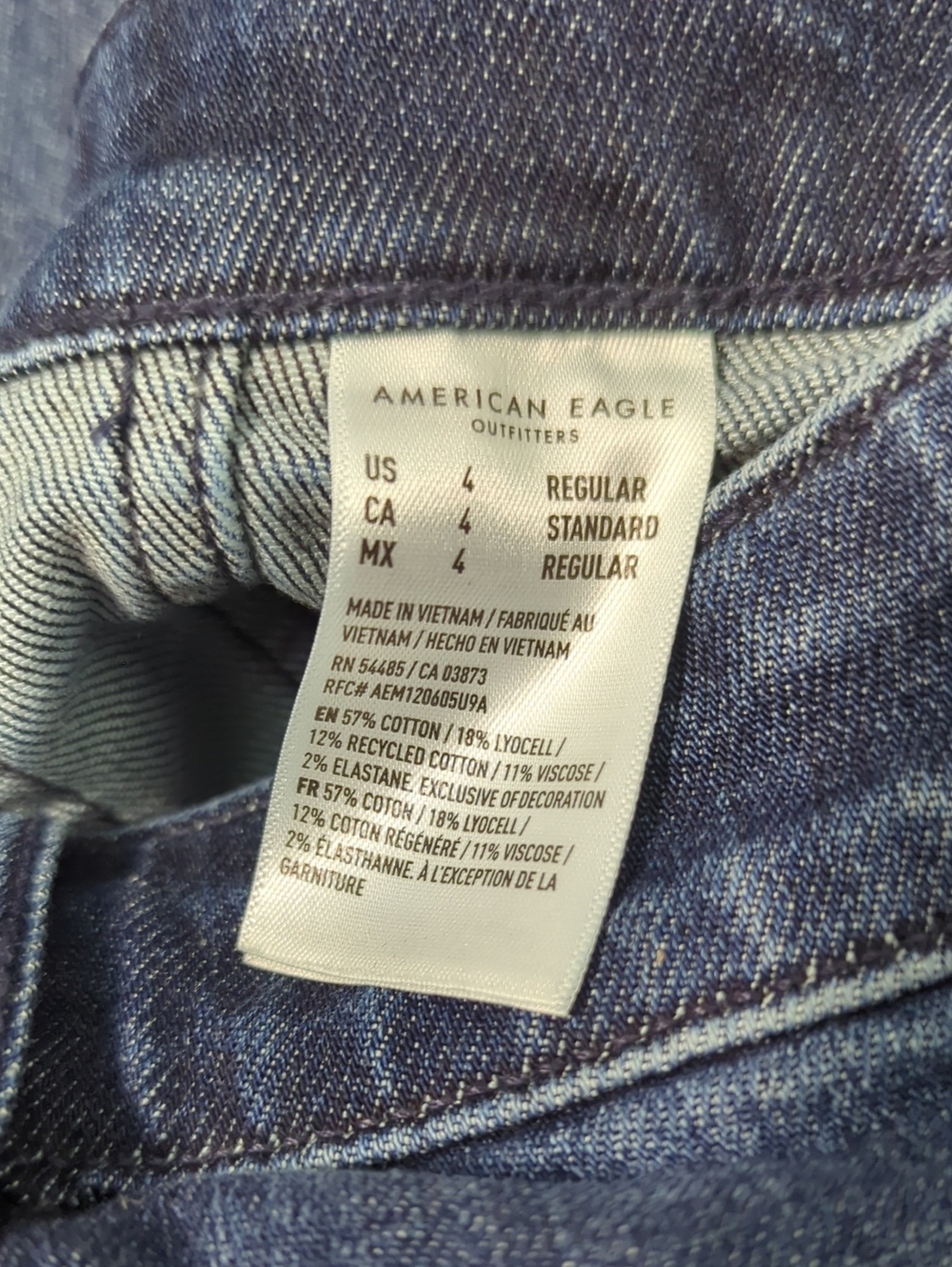 American Eagle Super High Rise Baggy Wide Leg Jeans - Picture 8 of 10